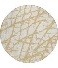 Addison Chantille ACN972-Gold 8 ft. X 8 ft. Round Rug