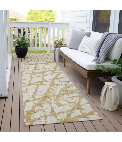 Addison Chantille ACN972-Gold 2 ft. 3 in. X 7 ft. 6 in. Rectangle Rug