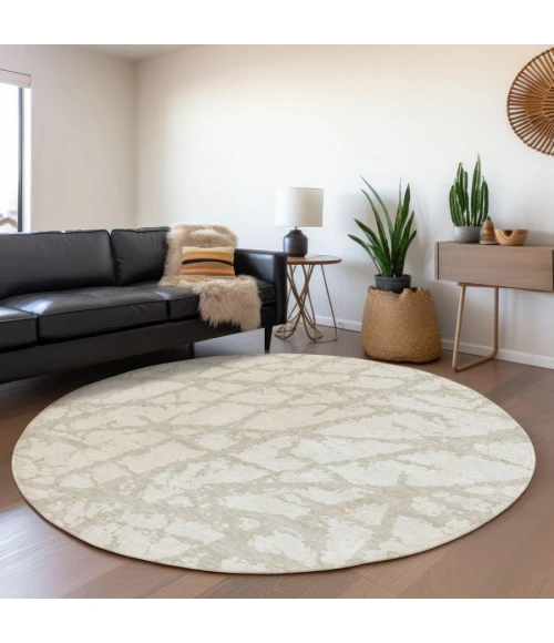 Addison Chantille ACN972-Ivory 8 ft. X 8 ft. Round Rug