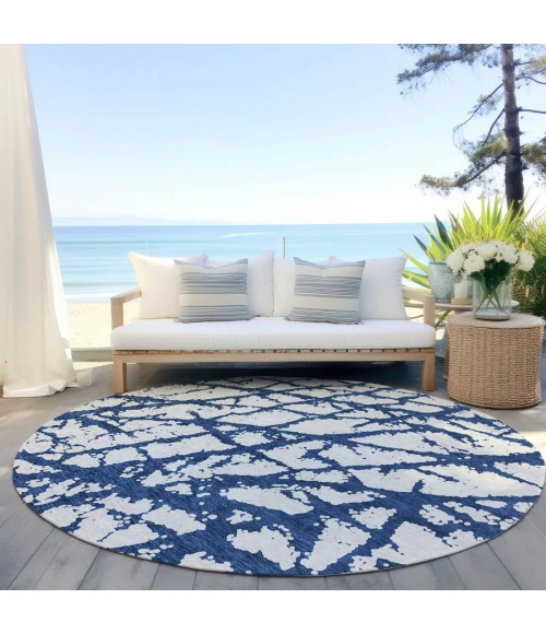 Addison Chantille ACN972-Navy 8 ft. X 8 ft. Round Rug