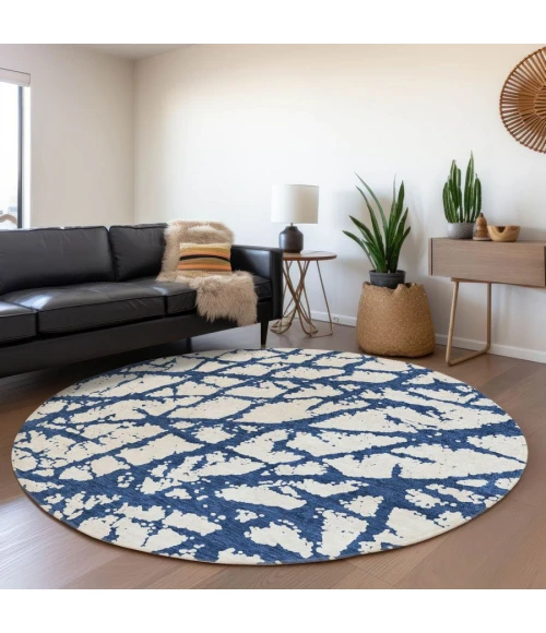Addison Chantille ACN972-Navy 8 ft. X 8 ft. Round Rug
