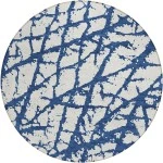 Addison Chantille ACN972-Navy 8 ft. X 8 ft. Round Rug