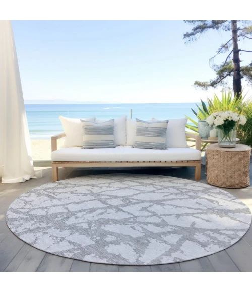 Addison Chantille ACN972-Silver 8 ft. X 8 ft. Round Rug
