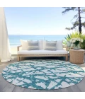 Addison Chantille ACN972-Teal 8 ft. X 8 ft. Round Rug