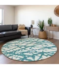 Addison Chantille ACN972-Teal 8 ft. X 8 ft. Round Rug