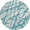 Addison Chantille ACN972-Teal 8 ft. X 8 ft. Round Rug