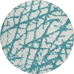 Addison Chantille ACN972-Teal 8 ft. X 8 ft. Round Rug