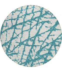 Addison Chantille ACN972-Teal 8 ft. X 8 ft. Round Rug