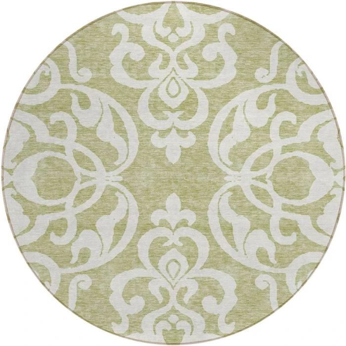 Addison Chantille ACN973-Aloe 8 ft. X 8 ft. Round Rug