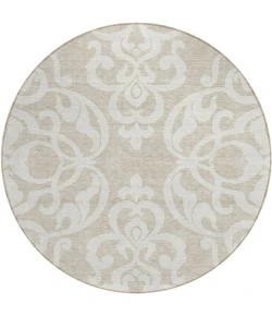 Addison Chantille ACN973-Beige 8 ft. X 8 ft. Round Rug