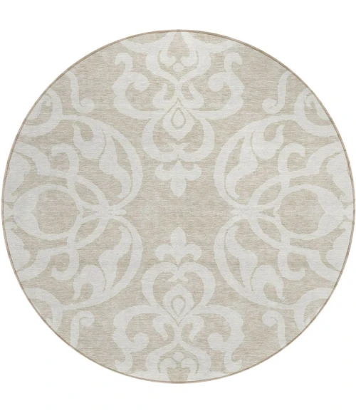 Addison Chantille ACN973-Beige 8 ft. X 8 ft. Round Rug