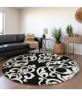 Addison Chantille ACN973-Black 8 ft. X 8 ft. Round Rug