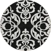 Addison Chantille ACN973-Black 8 ft. X 8 ft. Round Rug