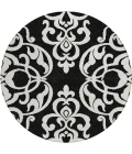 Addison Chantille ACN973-Black 8 ft. X 8 ft. Round Rug