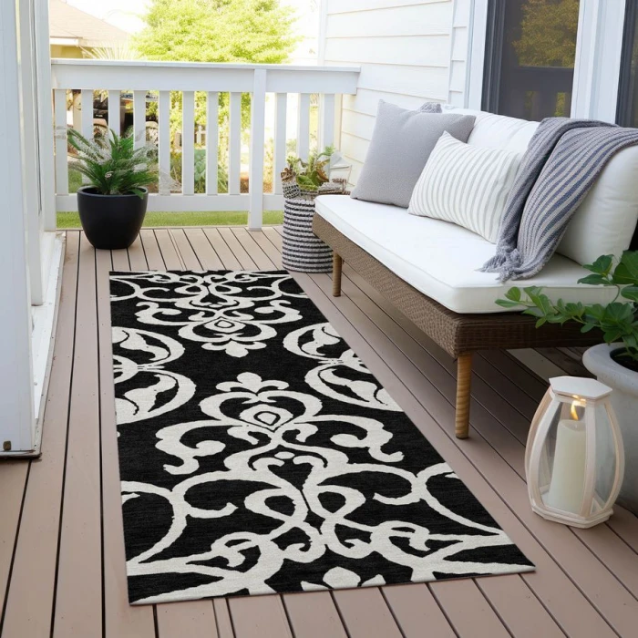Addison Chantille ACN973-Black 2 ft. 3 in. X 7 ft. 6 in. Rectangle Rug