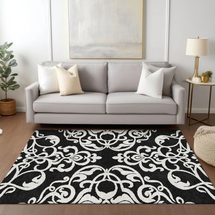 Addison Chantille ACN973-Black 8 ft. X 10 ft. Rectangle Rug
