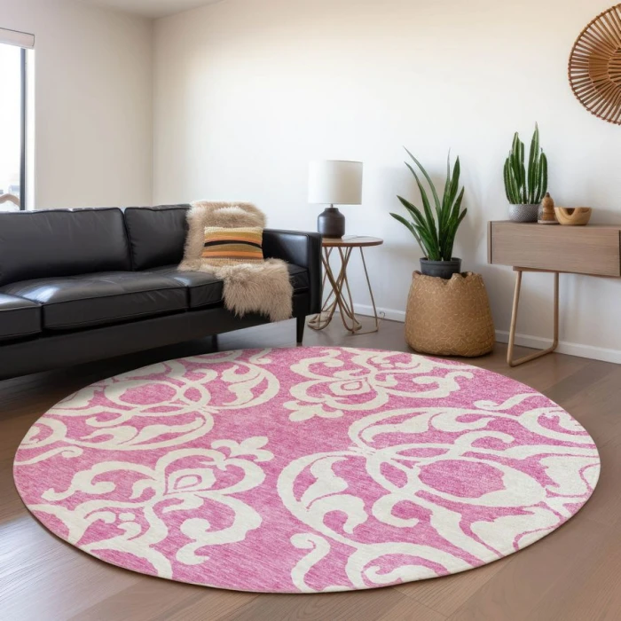 Addison Chantille ACN973-Blush 8 ft. X 8 ft. Round Rug