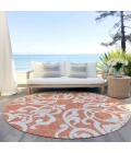 Addison Chantille ACN973-Coral 8 ft. X 8 ft. Round Rug