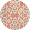 Addison Chantille ACN973-Coral 8 ft. X 8 ft. Round Rug