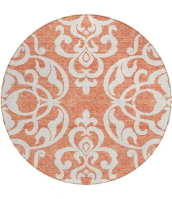 Addison Chantille ACN973-Coral 8 ft. X 8 ft. Round Rug