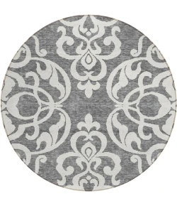 Addison Chantille ACN973-Gray 8 ft. X 8 ft. Round Rug
