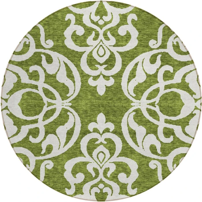 Addison Chantille ACN973-Green 8 ft. X 8 ft. Round Rug