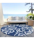 Addison Chantille ACN973-Navy 8 ft. X 8 ft. Round Rug