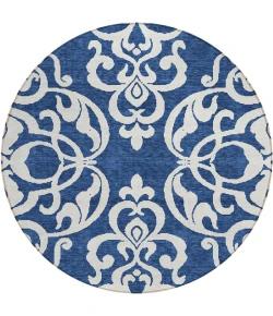 Addison Chantille ACN973-Navy 8 ft. X 8 ft. Round Rug