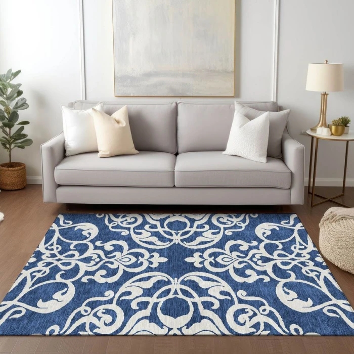 Addison Chantille ACN973-Navy 10 ft. X 14 ft. Rectangle Rug