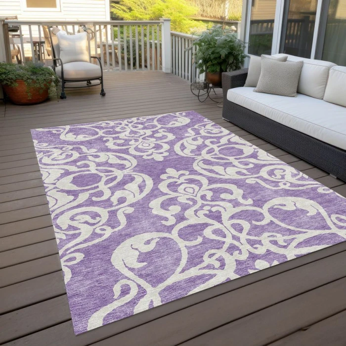 Addison Chantille ACN973-Purple 8 ft. X 10 ft. Rectangle Rug
