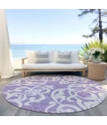 Addison Chantille ACN973-Purple 8 ft. X 8 ft. Round Rug