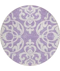 Addison Chantille ACN973-Purple 8 ft. X 8 ft. Round Rug
