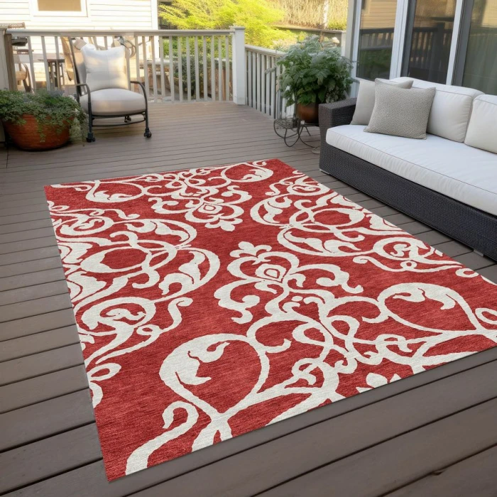 Addison Chantille ACN973-Red 3 ft. X 5 ft. Rectangle Rug