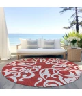 Addison Chantille ACN973-Red 8 ft. X 8 ft. Round Rug