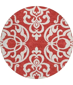 Addison Chantille ACN973-Red 8 ft. X 8 ft. Round Rug