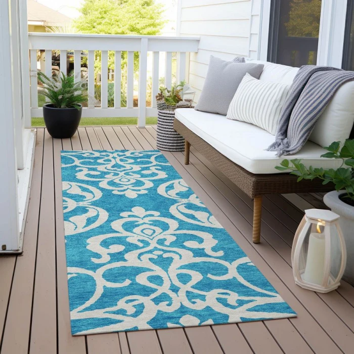 Addison Chantille ACN973-Turquoise 2 ft. 3 in. X 7 ft. 6 in. Rectangle Rug