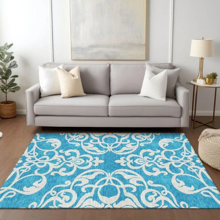 Addison Chantille ACN973-Turquoise 8 ft. X 10 ft. Rectangle Rug