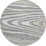 Addison Chantille ACN974-Gray 8 ft. X 8 ft. Round Rug