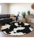 Addison Chantille ACN975-Black 8 ft. X 8 ft. Round Rug