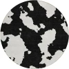 Addison Chantille ACN975-Black 8 ft. X 8 ft. Round Rug