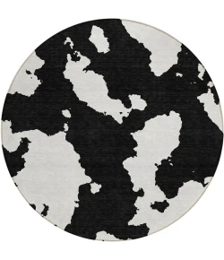 Addison Chantille ACN975-Black 8 ft. X 8 ft. Round Rug