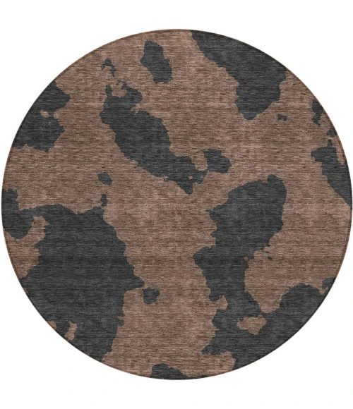Addison Chantille ACN975-Chocolate 8 ft. X 8 ft. Round Rug
