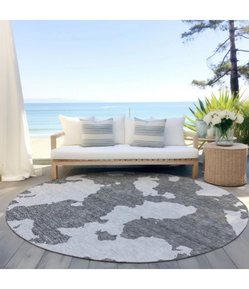 Addison Chantille ACN975-Gray 8 ft. X 8 ft. Round Rug