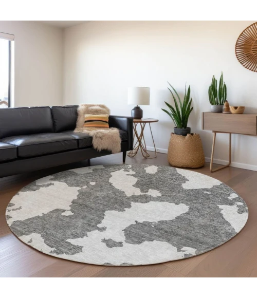 Addison Chantille ACN975-Gray 8 ft. X 8 ft. Round Rug