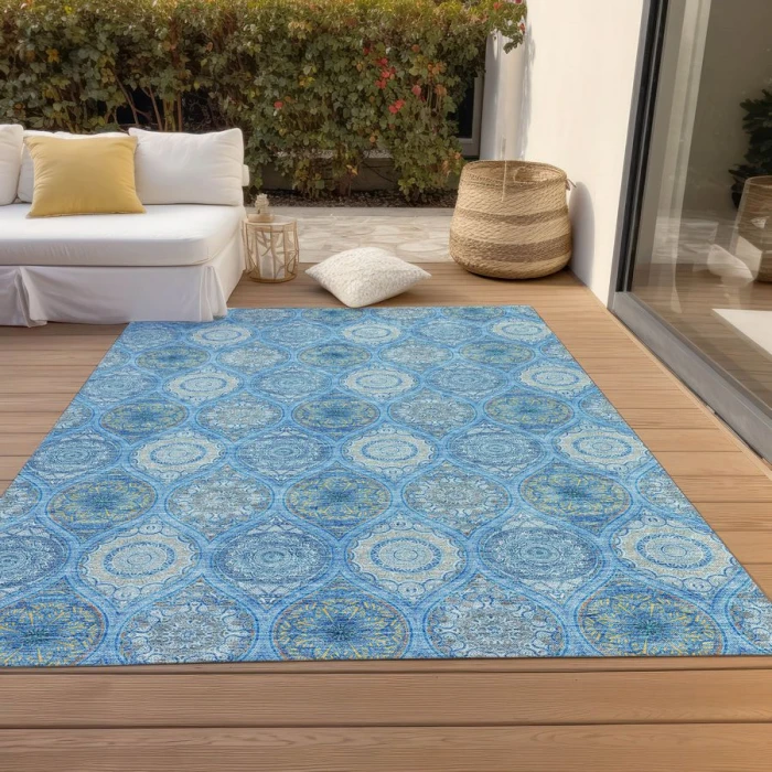 Addison Chantille ACN976-Denim 8 ft. X 10 ft. Rectangle Rug