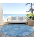 Addison Chantille ACN976-Denim 8 ft. X 8 ft. Round Rug