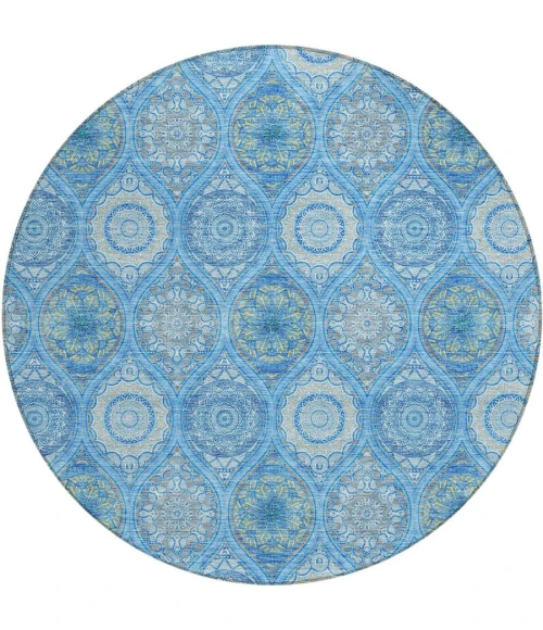 Addison Chantille ACN976-Denim 8 ft. X 8 ft. Round Rug