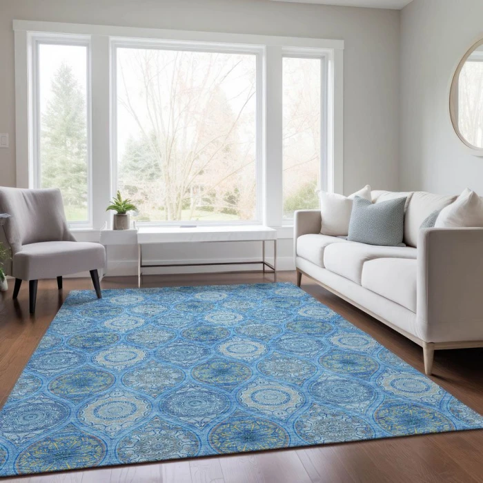 Addison Chantille ACN976-Denim 8 ft. X 10 ft. Rectangle Rug