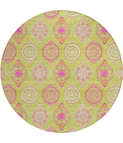 Addison Chantille ACN976-Lime 8 ft. X 8 ft. Round Rug