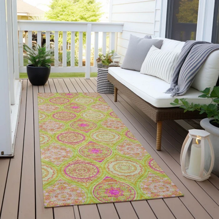 Addison Chantille ACN976-Lime 2 ft. 3 in. X 7 ft. 6 in. Rectangle Rug